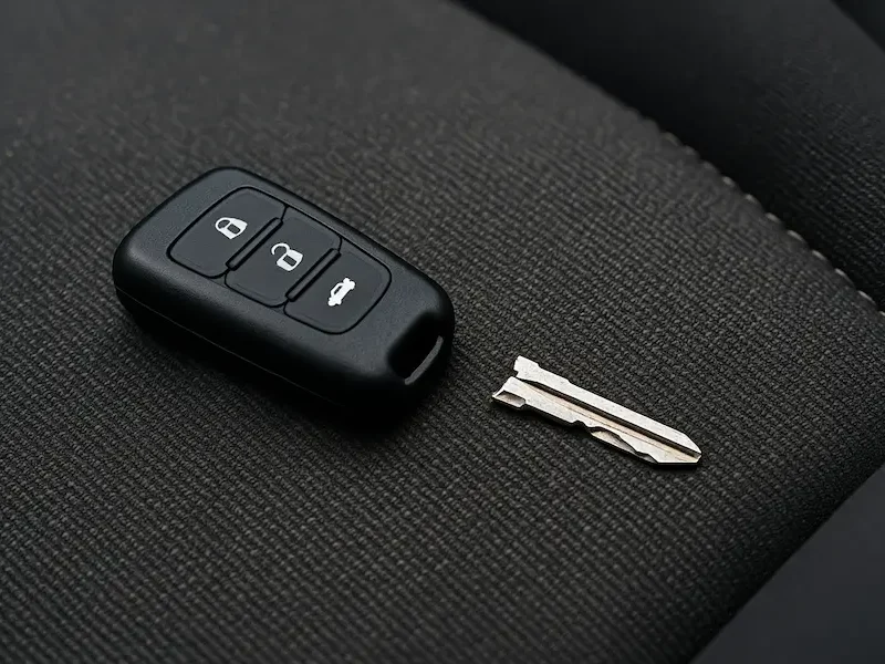 Broken Key on Car Seat